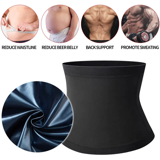 Cinturón Reductor de Cintura y Moldeador Corporal para Sauna para Hombres